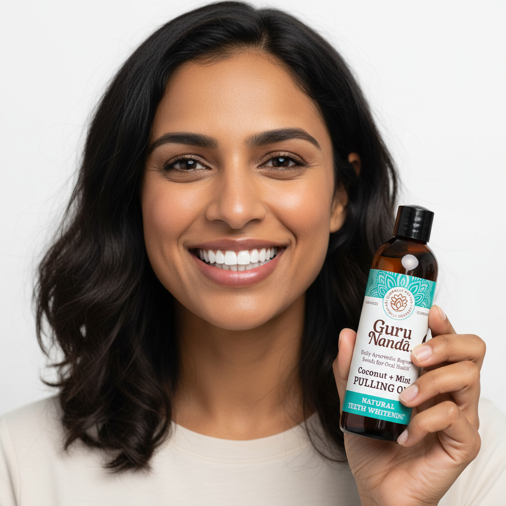 Enjuague Bucal Natural Gurunanda Pulling Oil – Coco + Menta