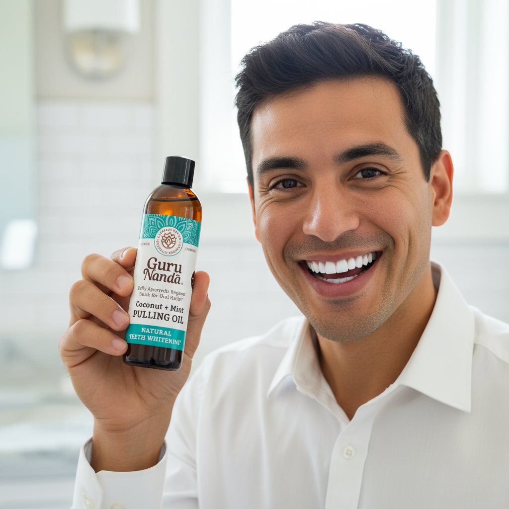 Enjuague Bucal Natural Gurunanda Pulling Oil – Coco + Menta